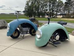 甲壳虫汽车DIY改造成迷你摩托车