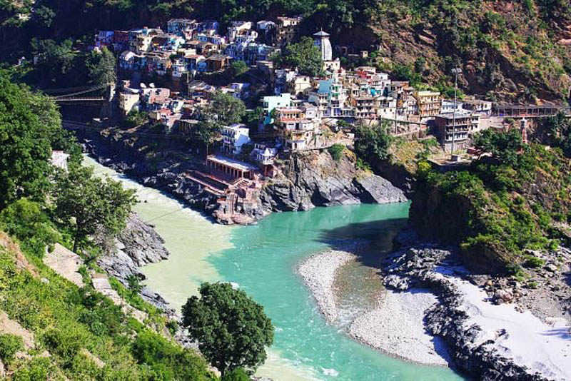 ӡDevprayag  Alaknanda  Bhagirathi 㴦